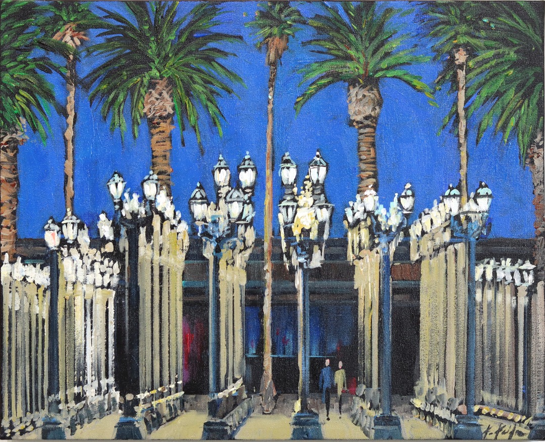 Kathleen Keifer: Electric Blue LACMA Lights image 1