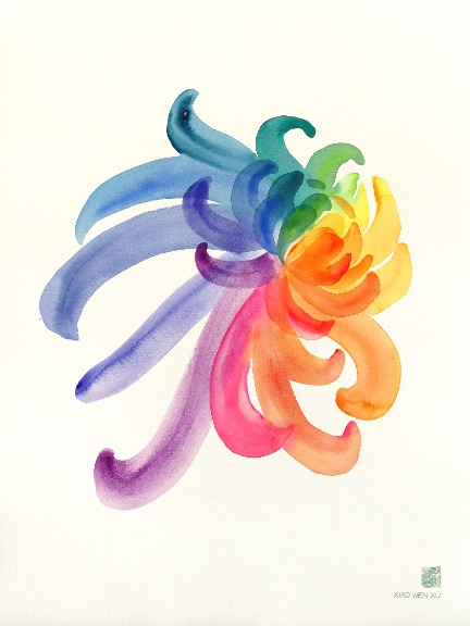 Xiao Wen Xu: Rainbowland Chrysanthemum image 1