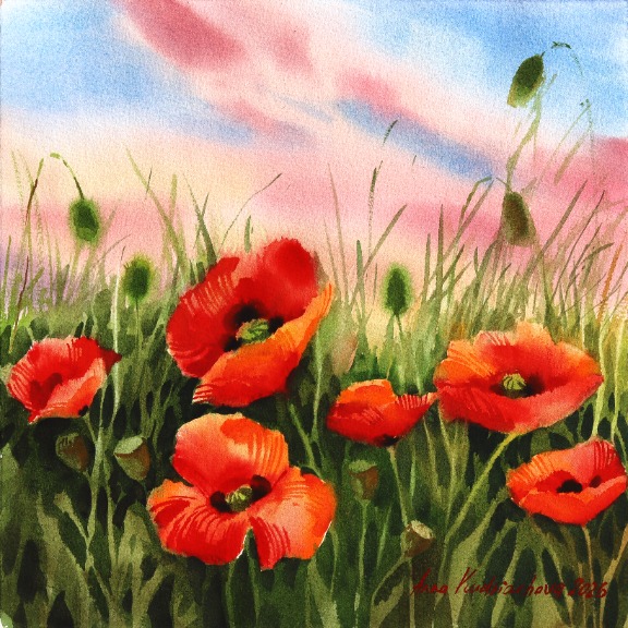 Anna Kudriashova: Poppies 2 image 1