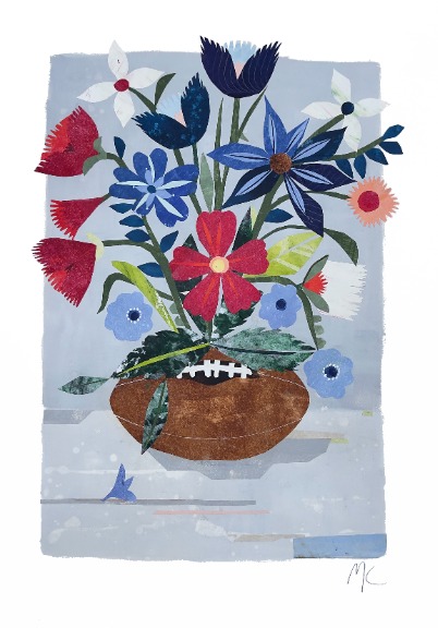 Maria C Bernhardsson: Victory Bouquet, NY Giants image 1
