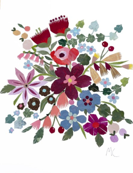 Maria C Bernhardsson: A Flower Bouquet from Paris