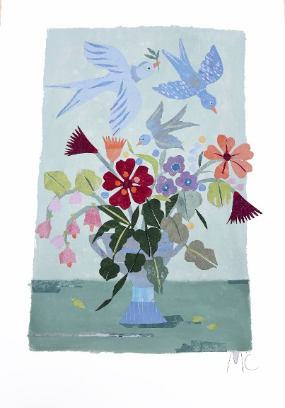Maria C Bernhardsson: Flower Birds image 1