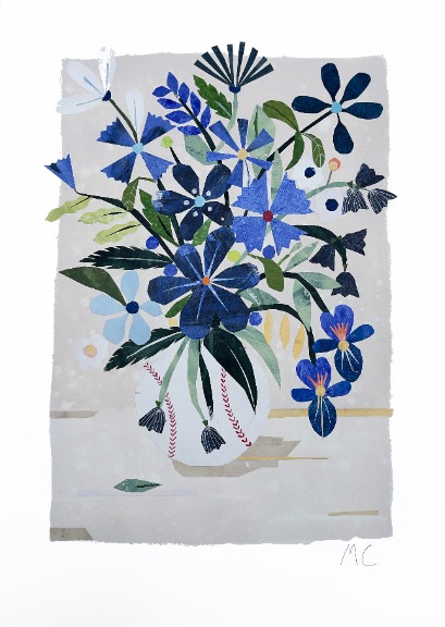 Maria C Bernhardsson: The Baseball Bouquet, Yankees image 1