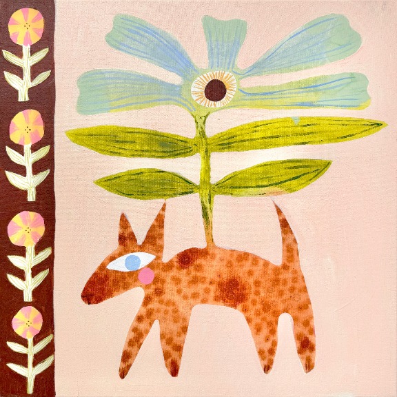 Meredith Walker: Dog Carrying Flower image 1