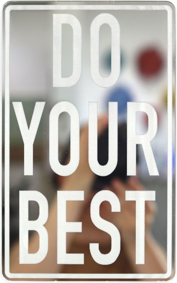 Scott Froschauer: Do Your Best Mirror (mini) image 1