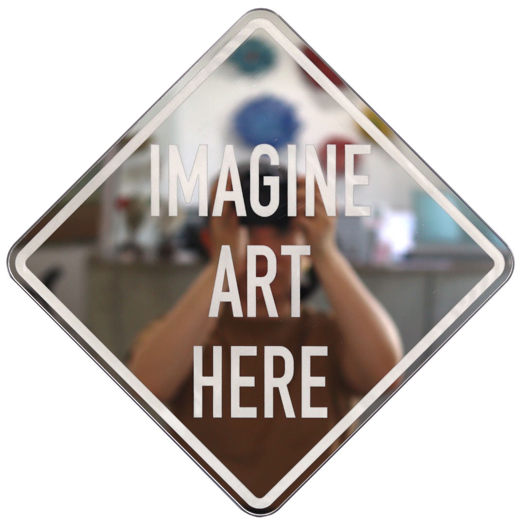 Scott Froschauer: Imagine Art Here Mirror (mini) image 1