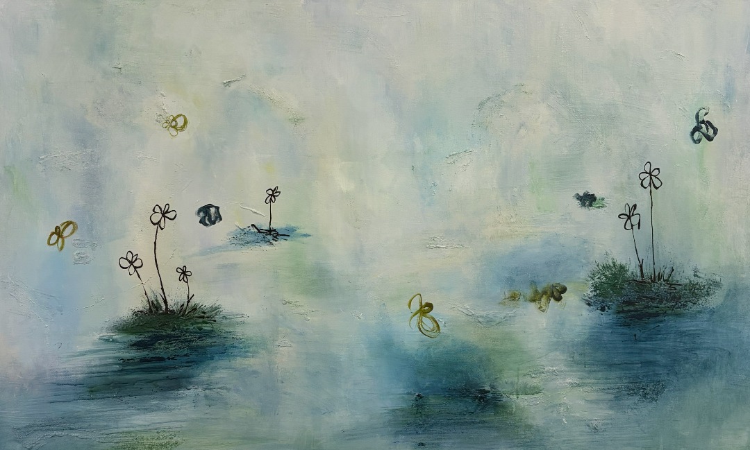 Amber Goldhammer: Pond Flowers image 1