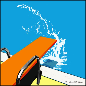 Michael Giliberti: Poolside Orange Board