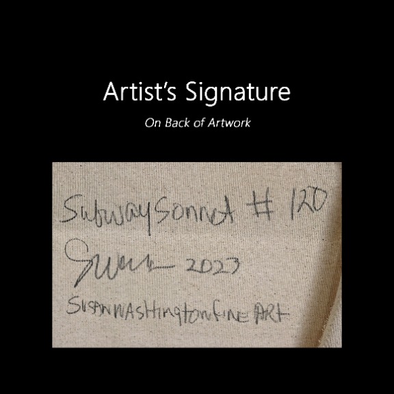 Susan Washington: Subway Sonnet #120 image 10