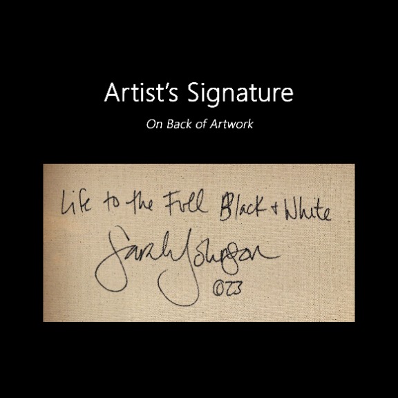 Sarah Johnson: Life to the Full Black and White image 10