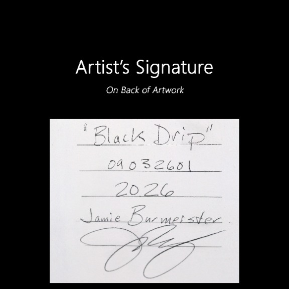 Jamie Burmeister: Black Drip III image 10