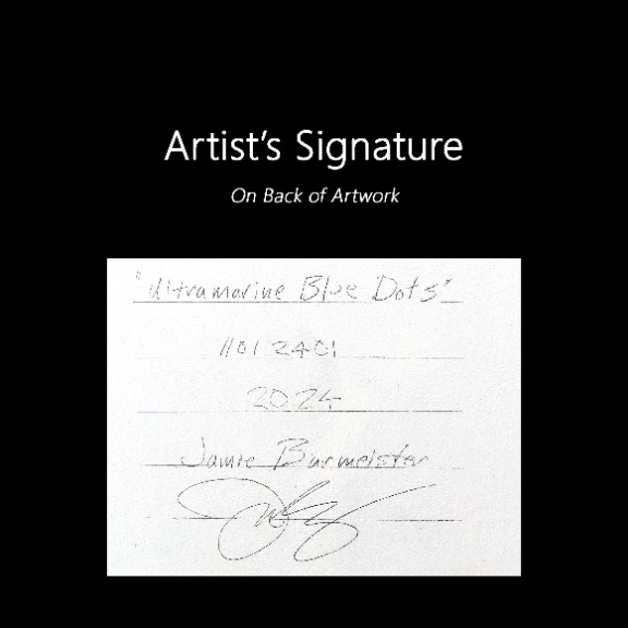 Jamie Burmeister: Ultramarine Blue Dots image 10