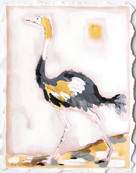 Kellie Newsome: Elegant Bird Facing Left image 2