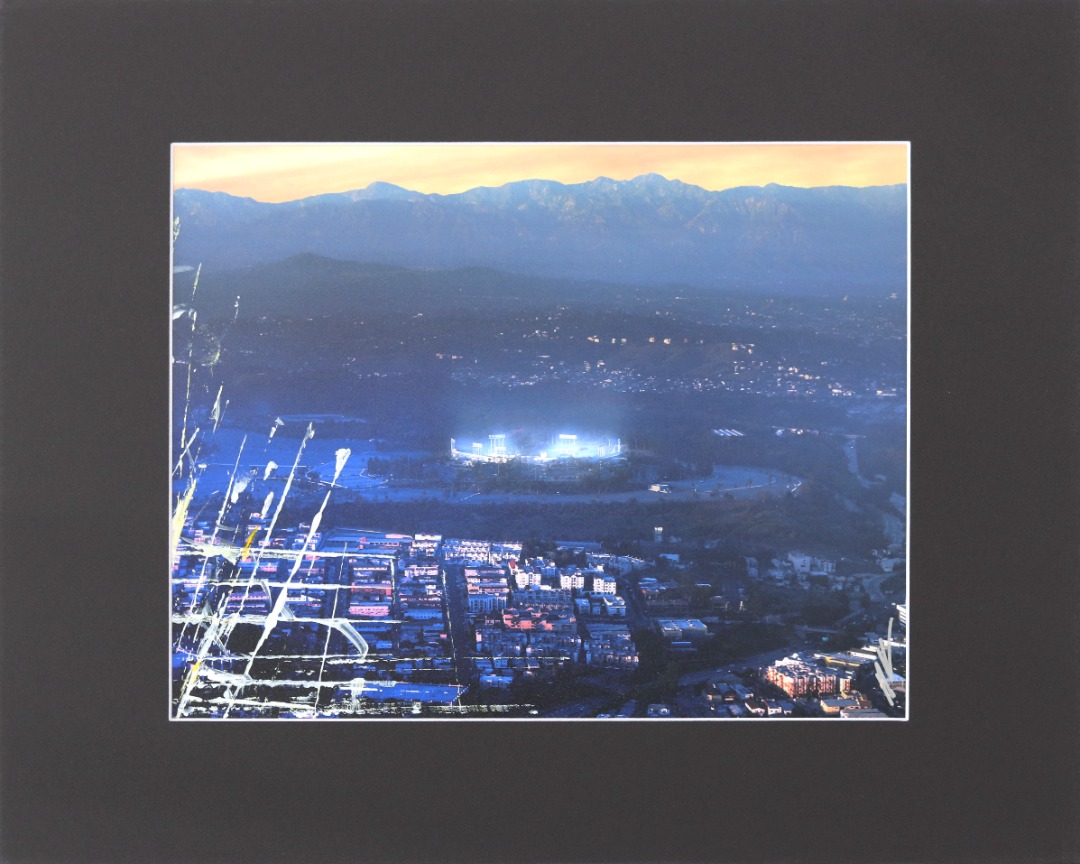 Pete Kasprzak: Dodger Stadium From The Sky (Blue) image 2