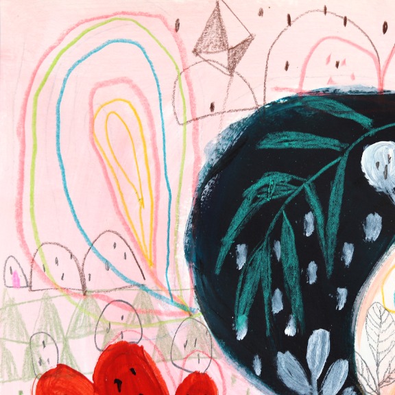 Silvia Pavarini: Blue Flowers and Colored Threads image 2