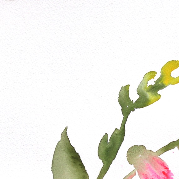 Xiao Wen Xu: Pink and Orange Snapdragons image 2
