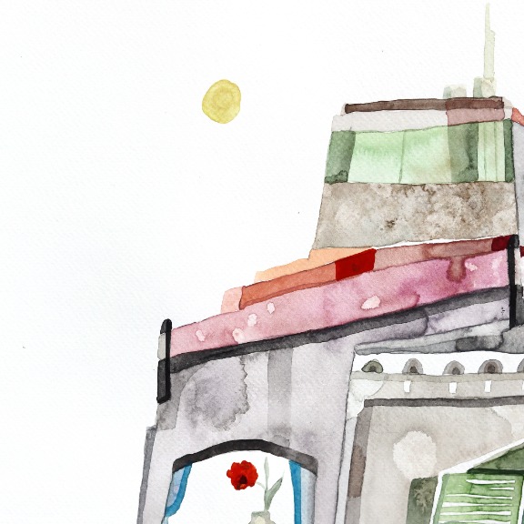 Maria C Bernhardsson: Golden Peach Afternoon image 2