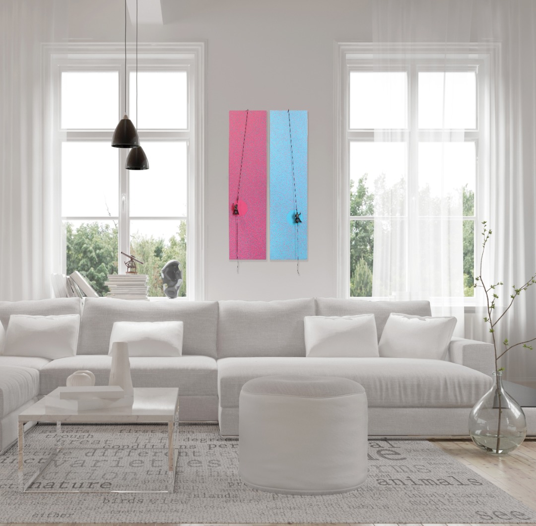 Jamie Burmeister: Pink and Blue Dots II image 2