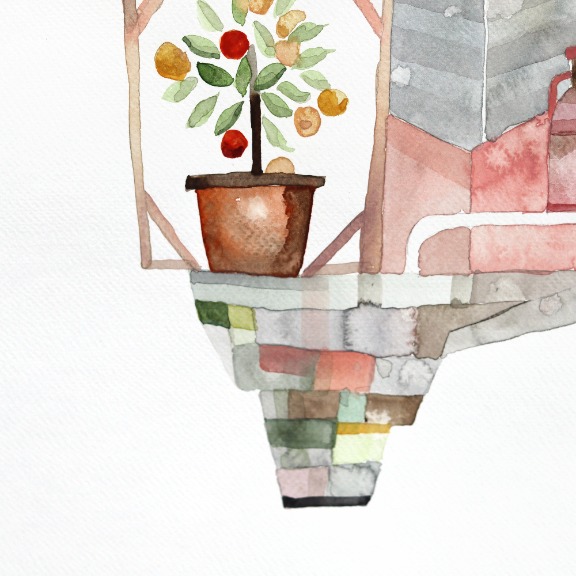 Maria C Bernhardsson: Golden Peach Afternoon image 3