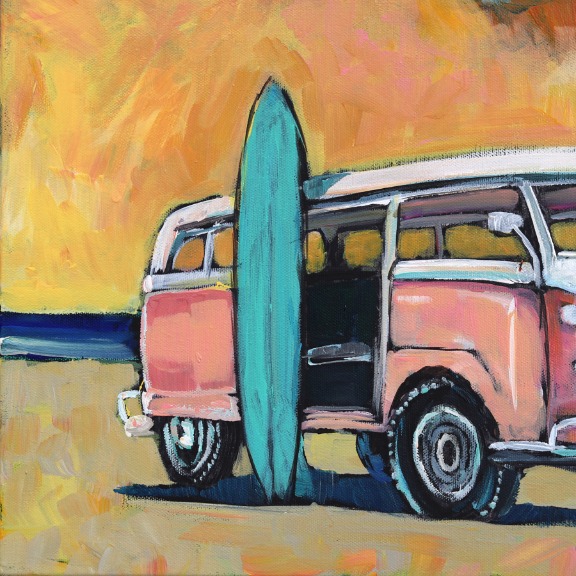 Kathleen Keifer: Sunset VW Van image 3