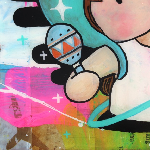 The One With Maracas (Melanie Tiongson) Artspace Warehouse Los Angeles Art Gallery Buy or