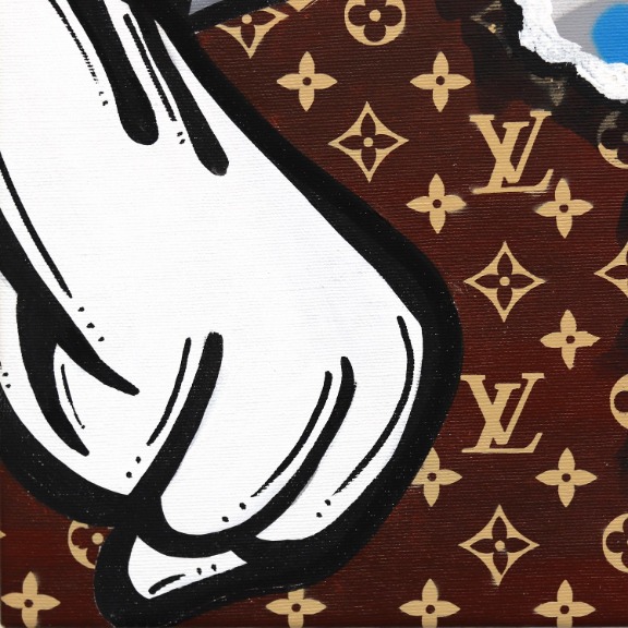 Bugs Bunny Loves Louis Vuitton Original Artwork by Naguy Claude