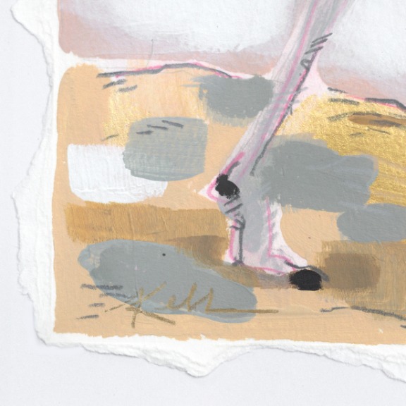 Kellie Newsome: Elegant Bird Facing Right image 4