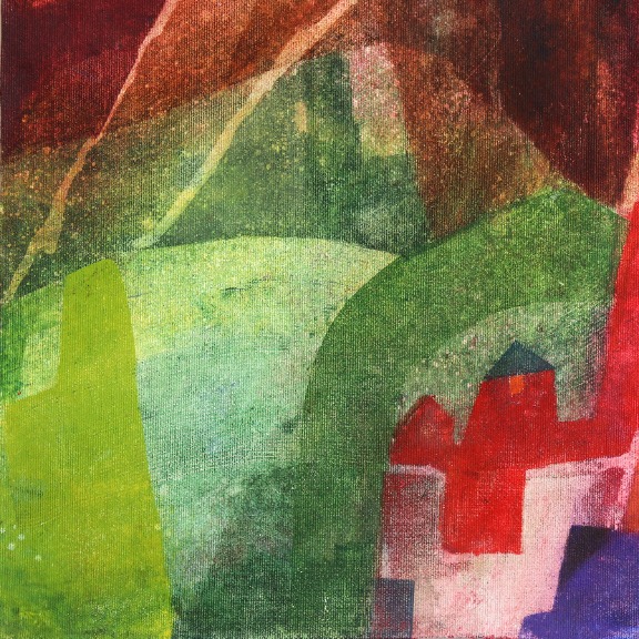 Maria C Bernhardsson: House and Sunset image 4