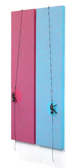 Jamie Burmeister: Pink and Blue Dots II image 4