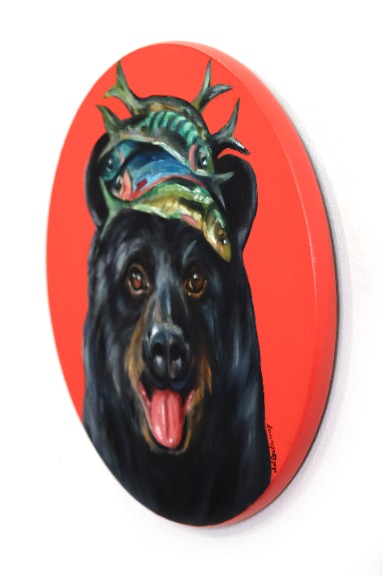 JJ Galloway: Black Bear's Fish Tower Top Hat image 4