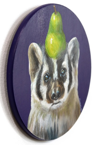 JJ Galloway: A Portrait of a Badger and His Pear image 4