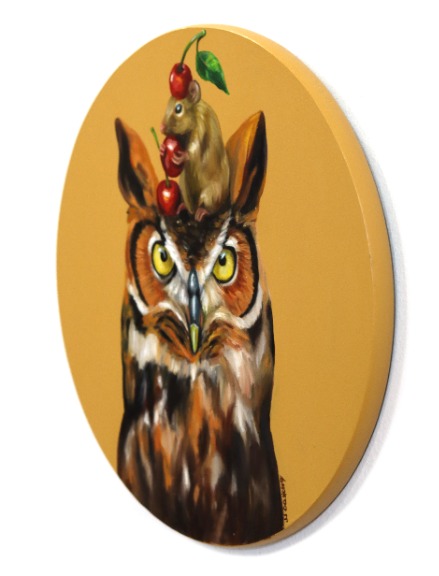 JJ Galloway: Horned Owl with His Mouse image 4