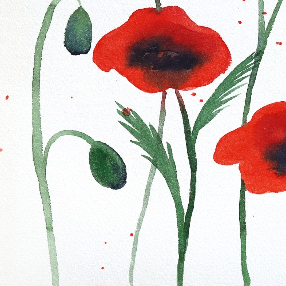Xiao Wen Xu: Poppies II image 4