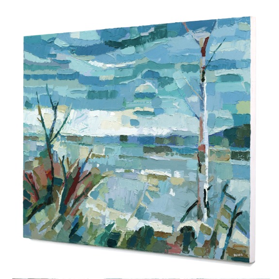 Dana Cowie: Dogwood and Birch Tree image 4
