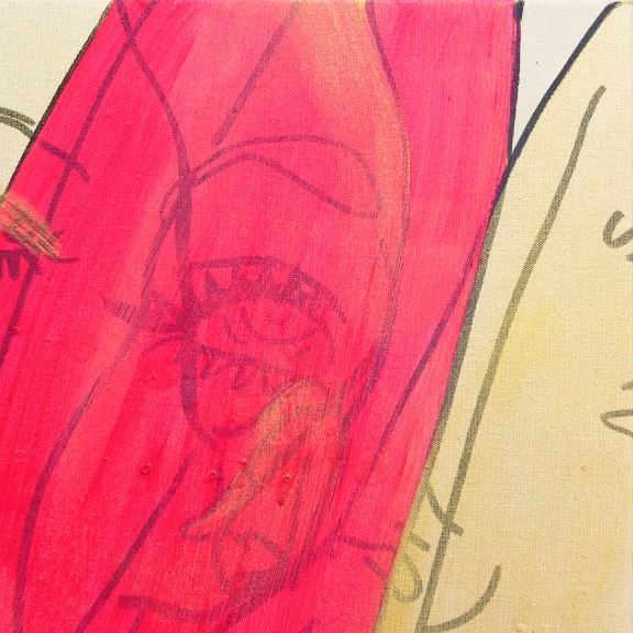Hilary Bond: Untitled (Pink and Gold Tie) image 5
