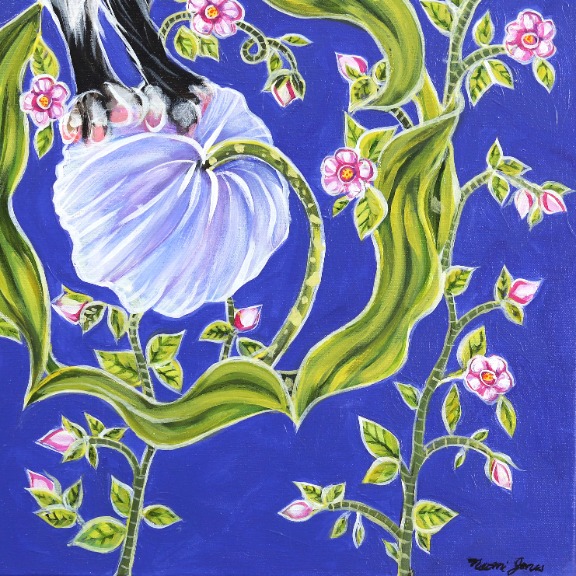 Naomi Jones: Possum on Blue image 5