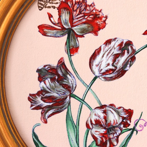 Carlos Gamez de Francisco: Five Red Tulips image 5