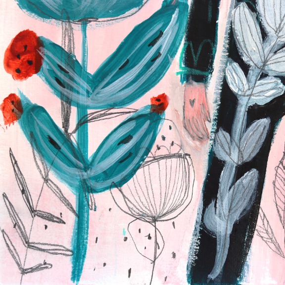 Silvia Pavarini: Blue Flowers and Colored Threads image 5