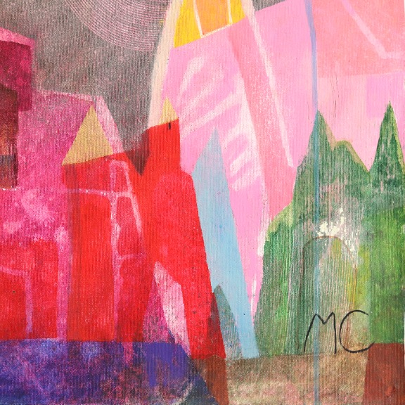 Maria C Bernhardsson: House and Sunset image 5