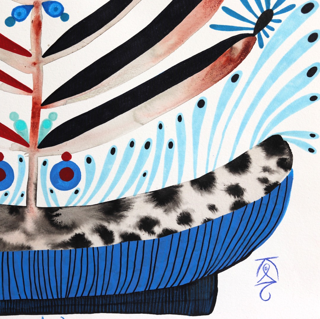 Krisanne Souter: Moon Flower Potted Plant image 5