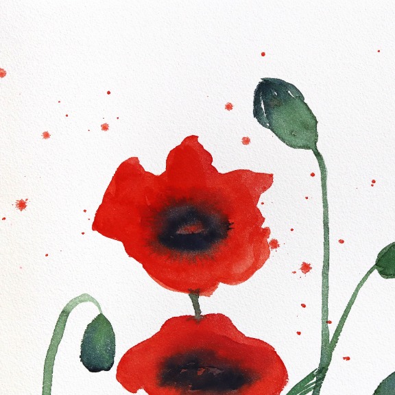 Xiao Wen Xu: Poppies II image 5