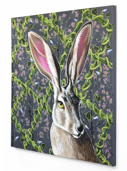 Naomi Jones: Jackrabbit on Grey image 6