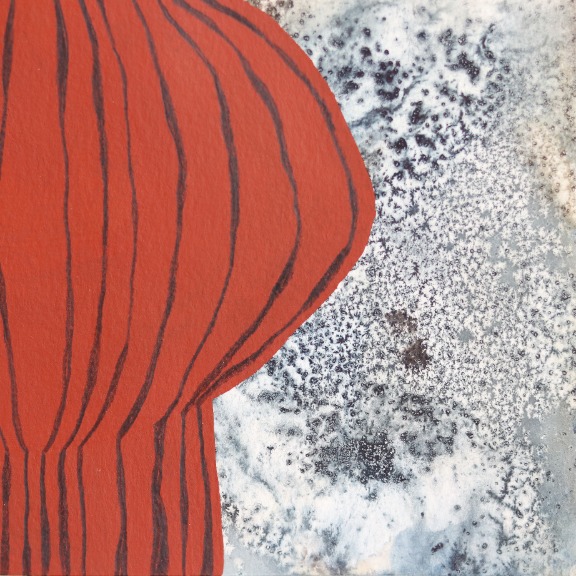 Krisanne Souter: Flowers in Brown Striped Vase image 6