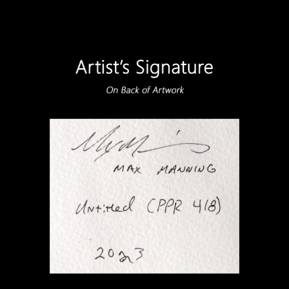 Max Manning: Untitled (PPR418) image 6