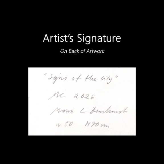 Maria C Bernhardsson: Signs of the City image 6