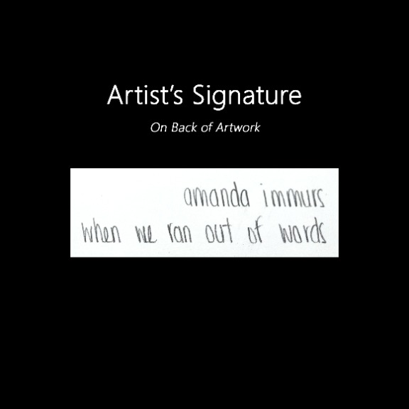 Amanda Immurs: When We Ran Out of Words image 6