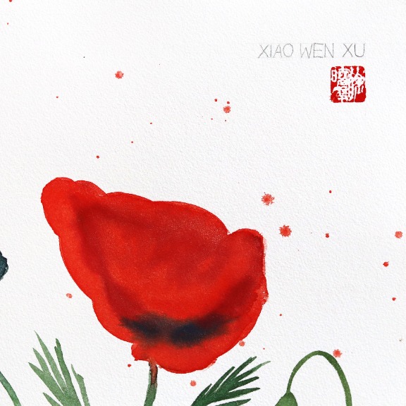 Xiao Wen Xu: Poppies II image 6