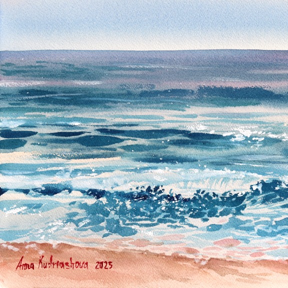 Anna Kudriashova: Sunset on the Beach image 6