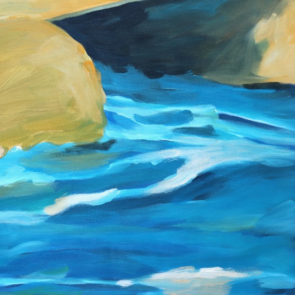 Iqi Qoror: Blue Underneath Mondrian image 7