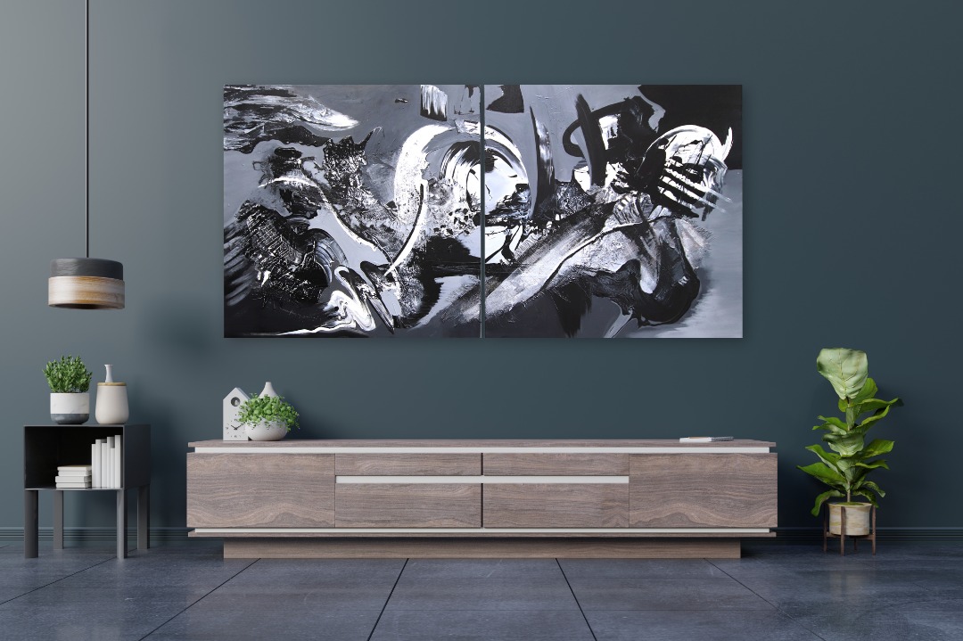 Gail Titus: Gravitational Forces (Diptych) image 7